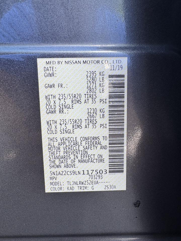 2020 Nissan Murano SL Charlton MA