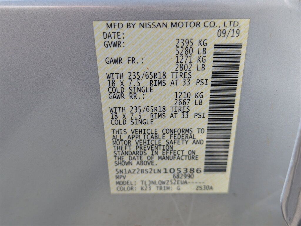 2020 Nissan Murano SV Kennesaw GA