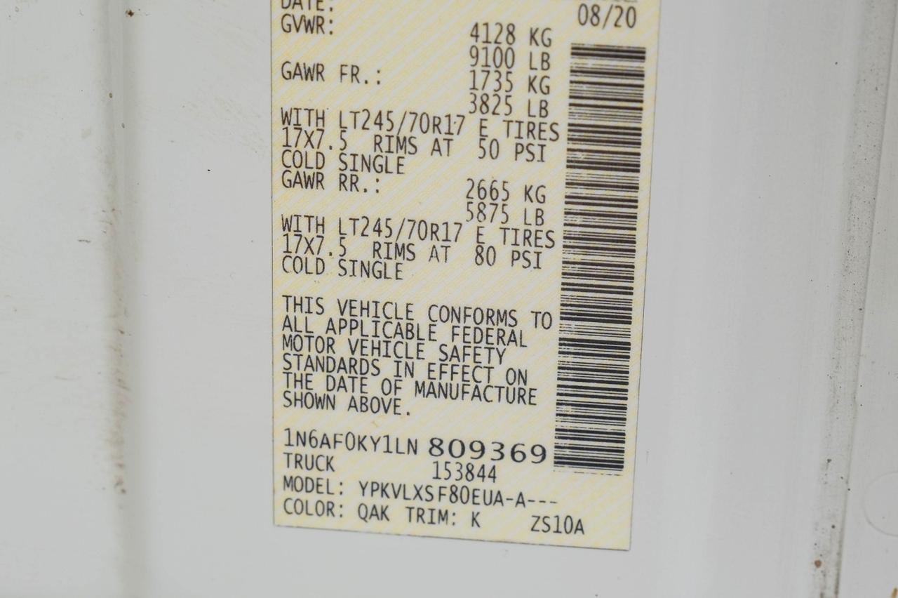 2020 Nissan NV Cargo SV Farmers Branch TX