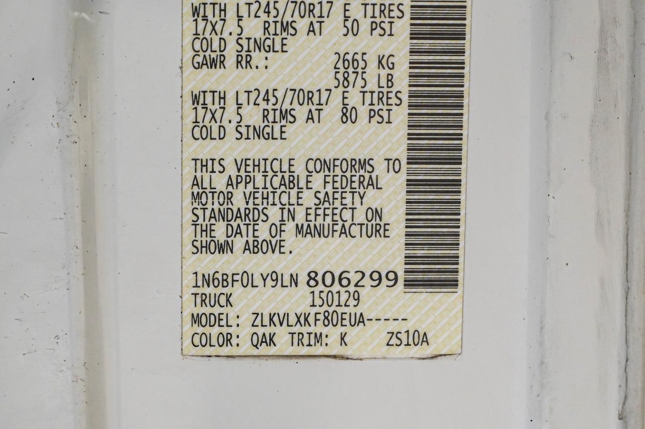 2020 Nissan NV Cargo SV Farmers Branch TX