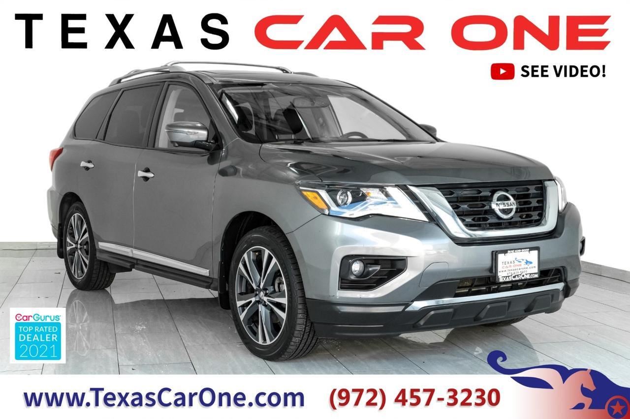 2020 Nissan Pathfinder PLATINUM 4WD BLIND SPOT ASSIST NAVIGATION PANORMA LEATHER SEATS REAR CAMERA