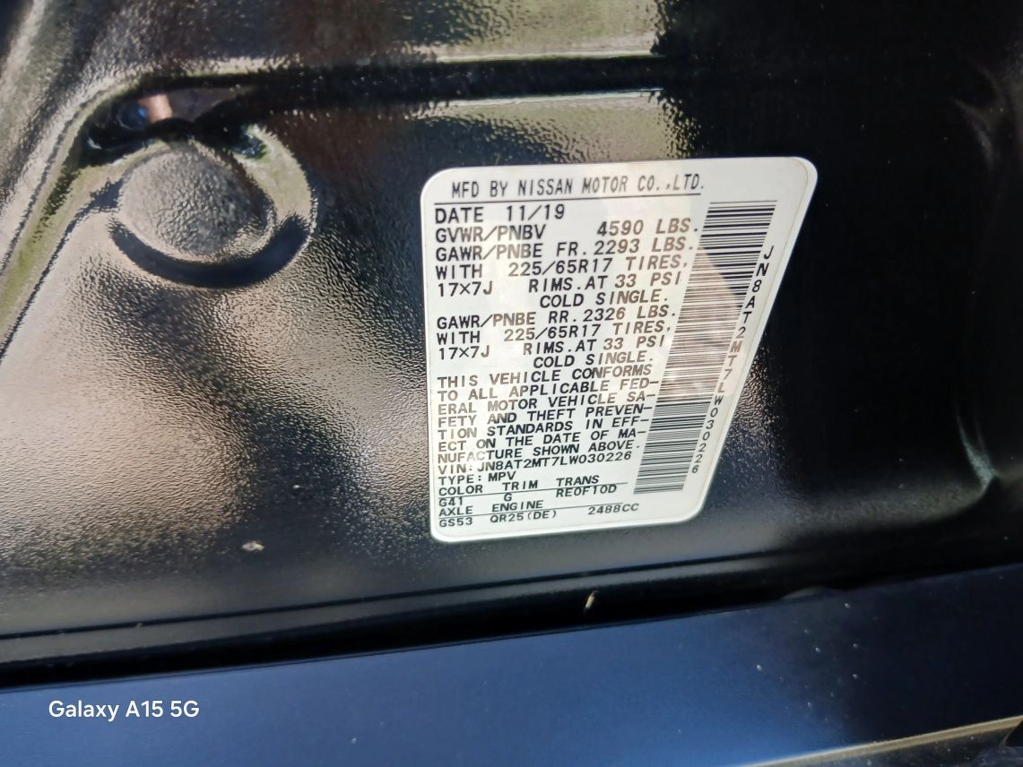 2020 Nissan Rogue S Sport Utility 4D Maitland FL