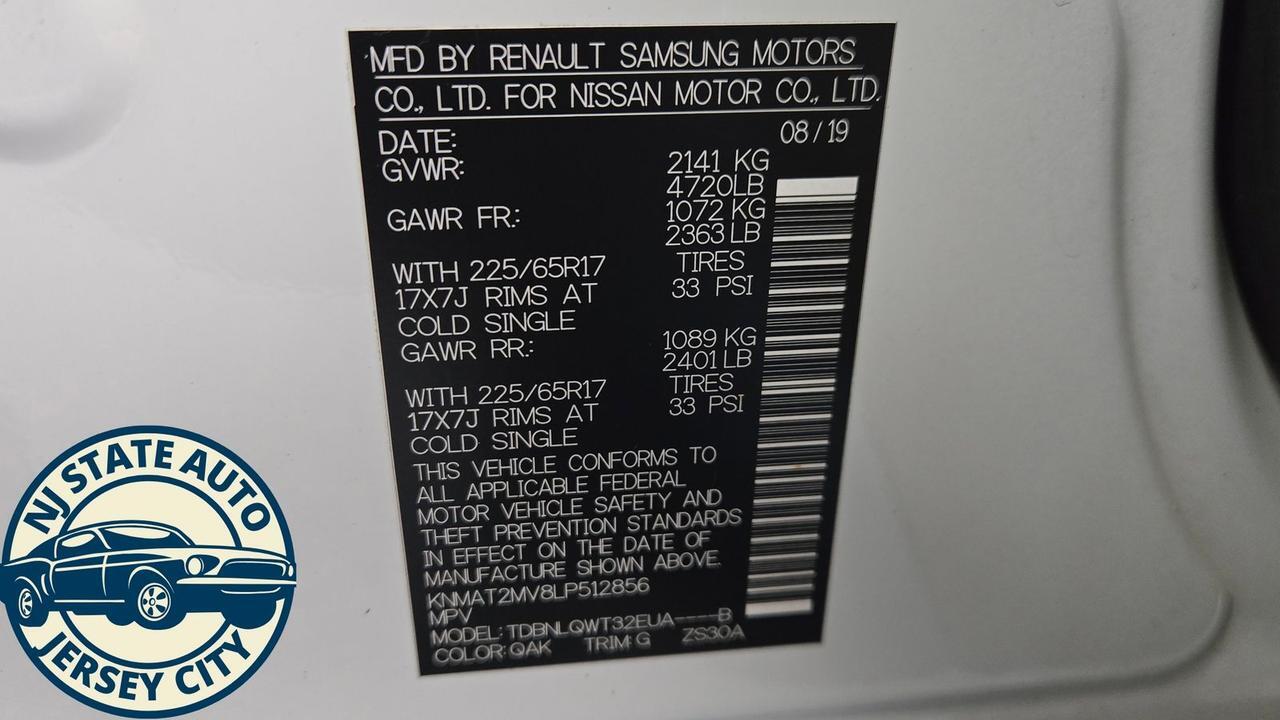 2020 Nissan Rogue SV Jersey City NJ