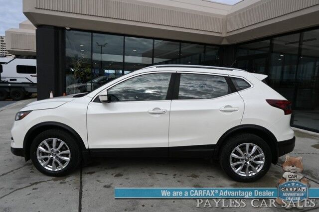 2020 Nissan Rogue Sport SL / AWD / All Weather Pkg / Auto Start / Power & Heated Seats / Heated Steering Wheel / Lane Departure & Blind Spot Alert / Apple CarPlay & Android Auto / AUX & USB Input / Back Up Camera / 1-Owner Anchorage AK