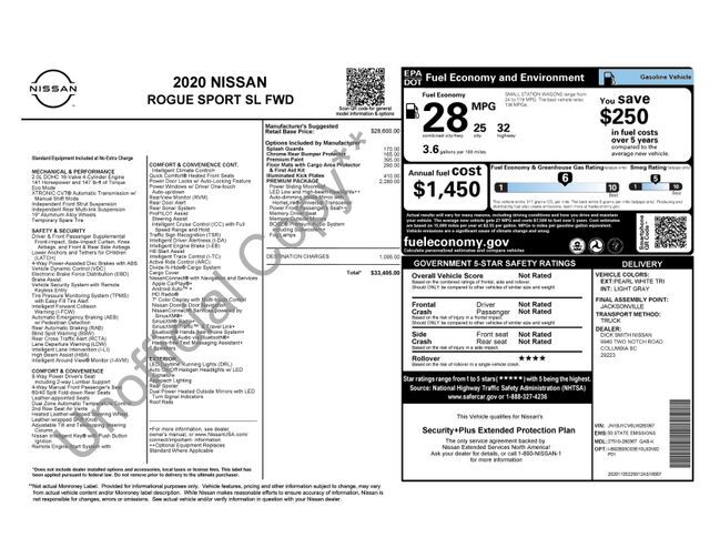 2020 Nissan Rogue Sport SL Raleigh NC
