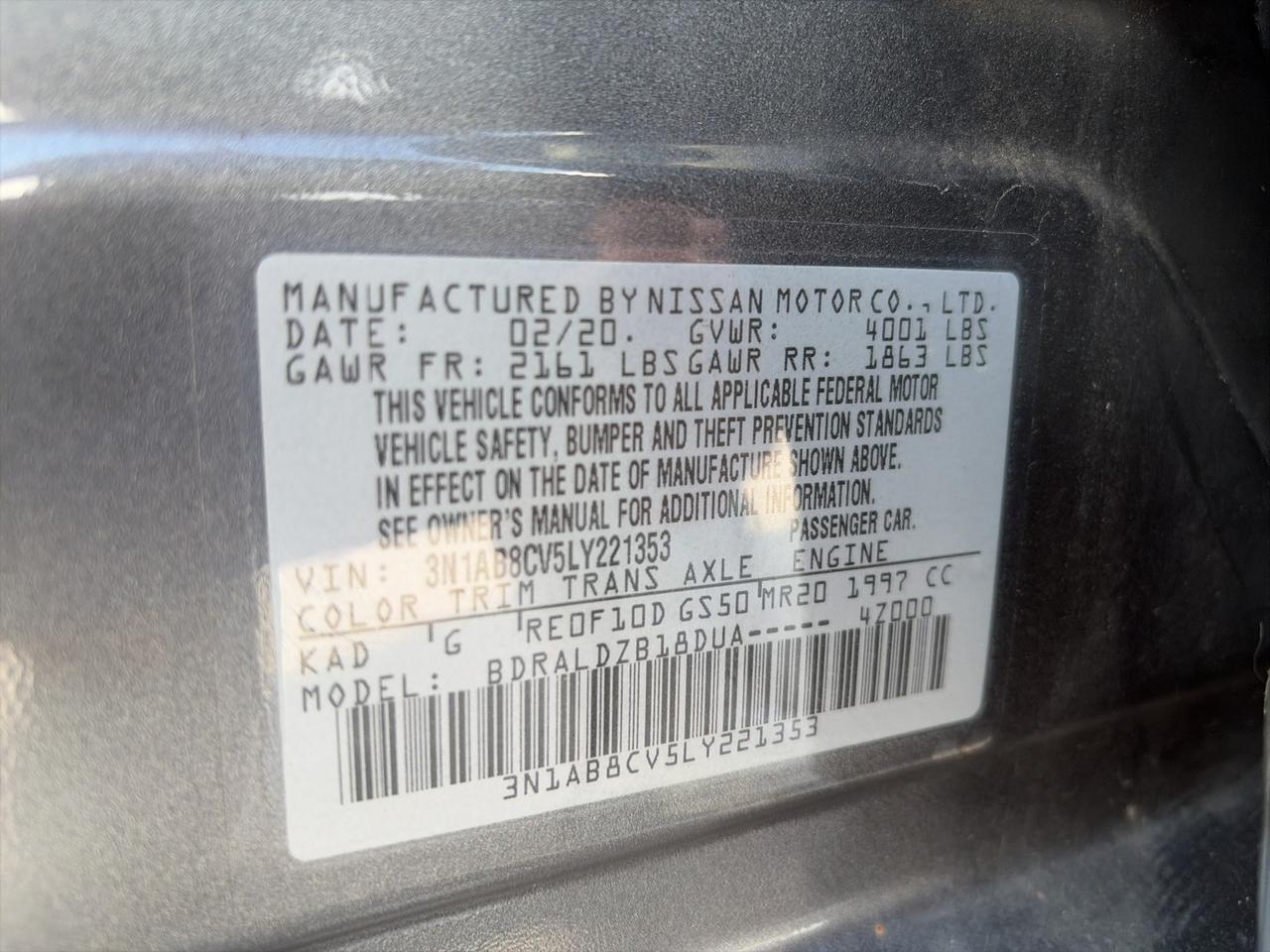 2020 Nissan Sentra SV Springfield VA