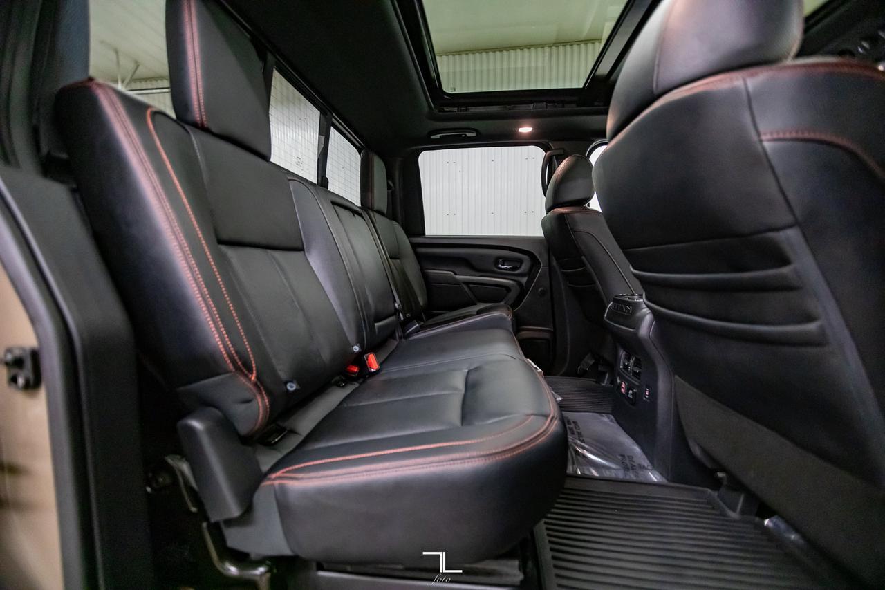 2020 Nissan Titan 4x4 Crew Cab Pro-4X Leather Roof Nav BCam Red Deer AB