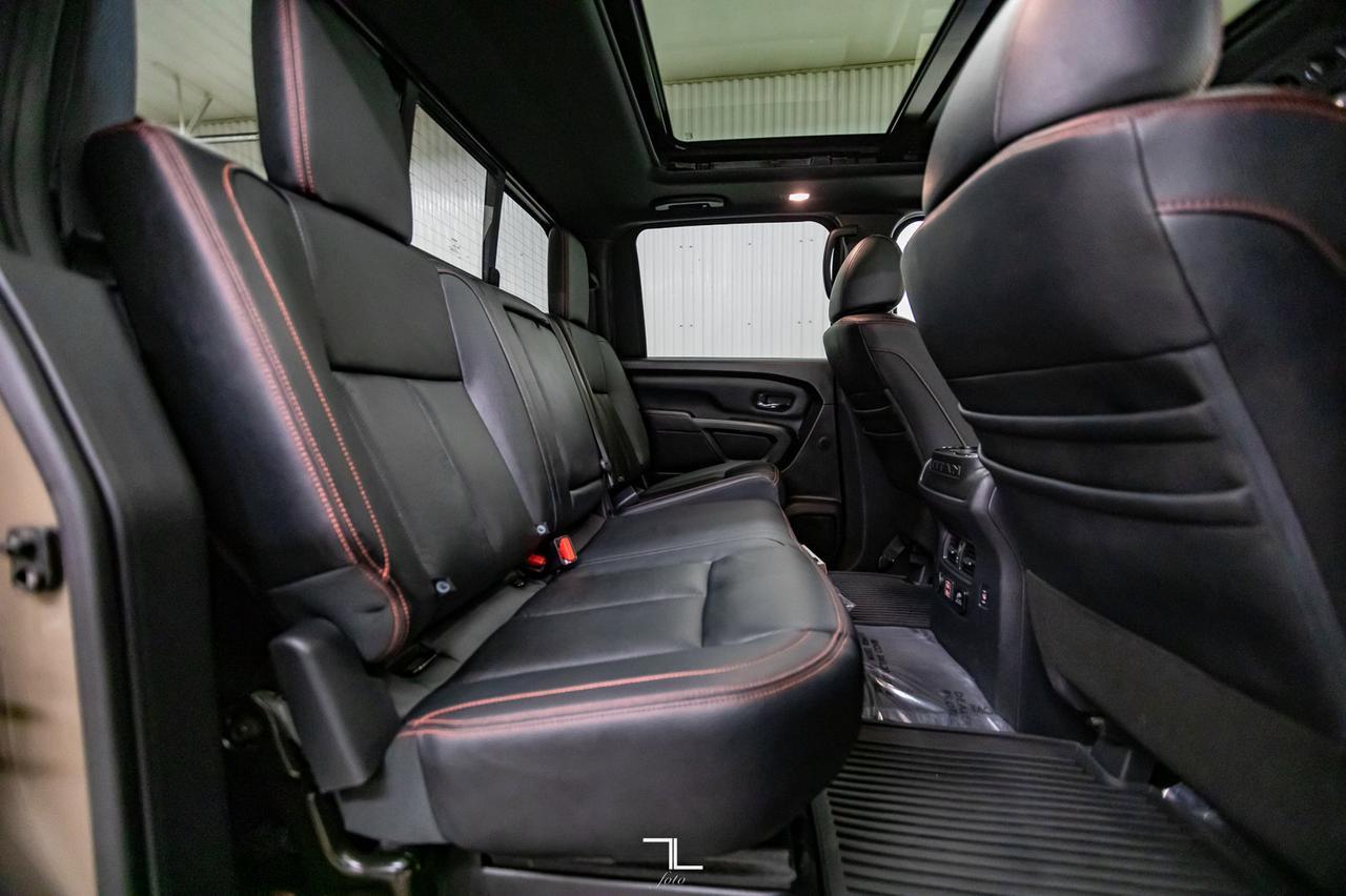 2020 Nissan Titan 4x4 Crew Cab Pro-4X Leather Roof Nav BCam Red Deer AB