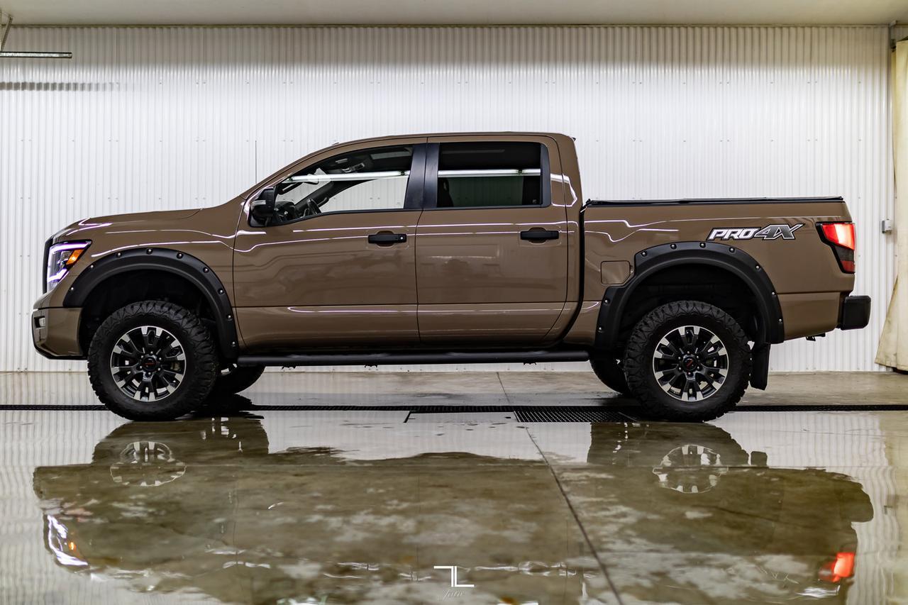 2020 Nissan Titan 4x4 Crew Cab Pro-4X Leather Roof Nav BCam Red Deer AB