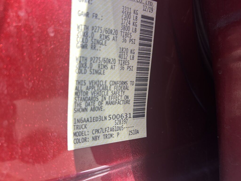 2020 Nissan Titan Platinum Reserve Crestwood KY
