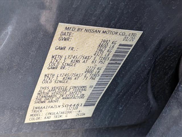 2020 Nissan Titan XD S Roseville CA