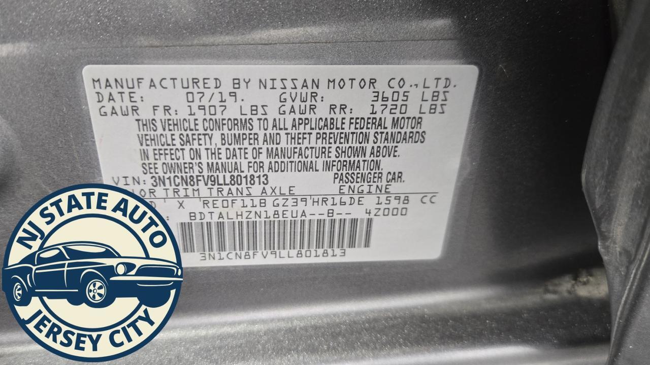 2020 Nissan Versa 1.6 SR Jersey City NJ