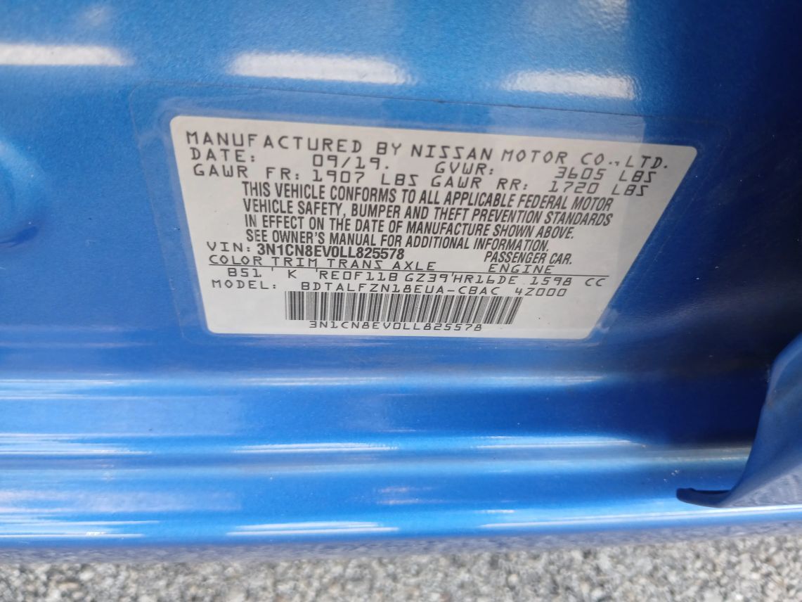 2020 Nissan Versa SV Sedan 4D Maitland FL