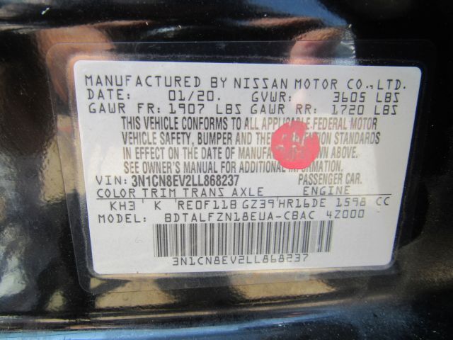 2020 Nissan Versa SV Xtronic CVT Plano TX