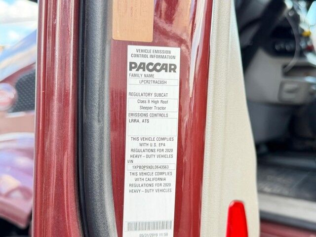 2020 Peterbilt 579 High Roof Sleeper Cab Tractor Trailer Truck Miami FL