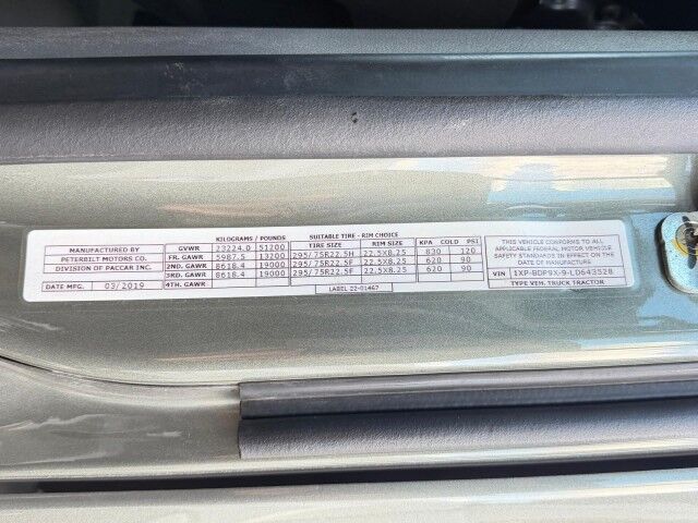 2020 Peterbilt 579 High Roof Sleeper Cab Tractor Trailer Truck Miami FL