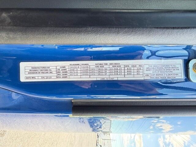 2020 Peterbilt 579 High Roof Sleeper Cab Tractor Trailer Truck Miami FL