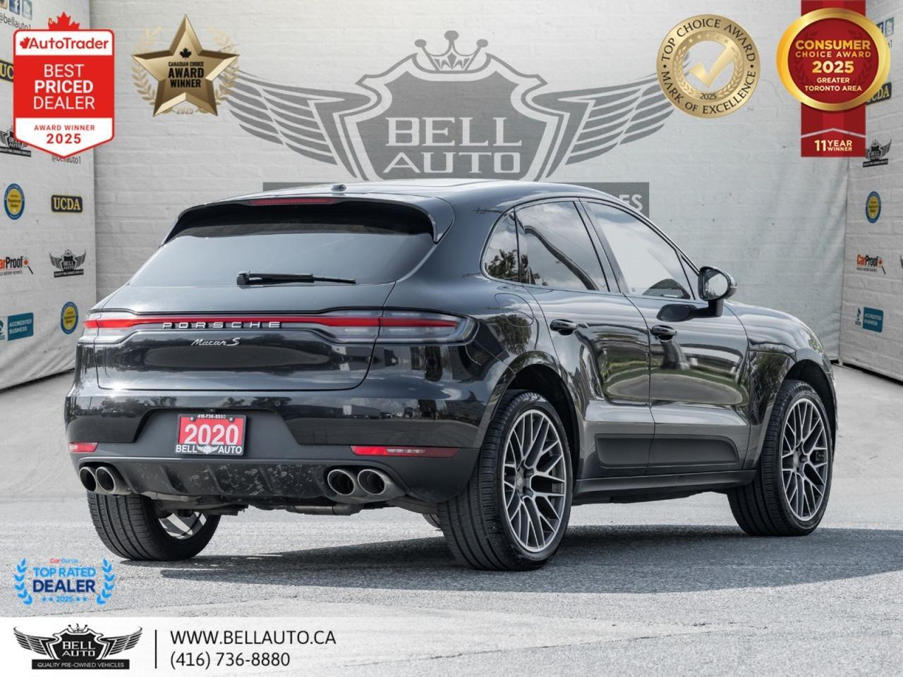 2020 Porsche Macan S | PRMPKGPLUS | 21"RSSPYDERWHEELS | PANO | TURBOCHRGV6 | SPORTCHRONOPKG | PARKASSIST Toronto ON