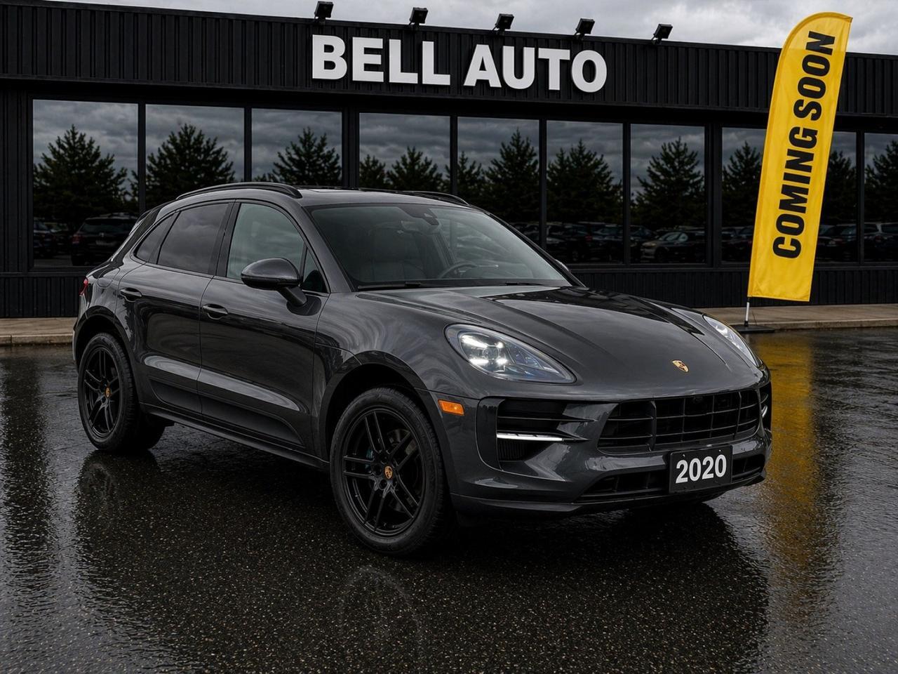 2020 Porsche Macan S GLOSSBLCKTURBOWHEELS REDLTHR B.CAM NOACCIDENT