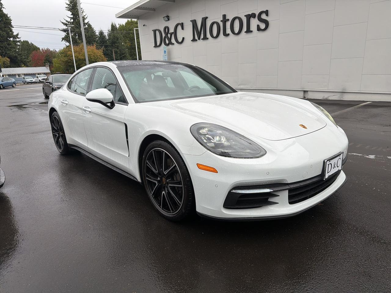 2020 Porsche Panamera 4 Premium Package Two-Tone Black/Chalk Leather Portland OR