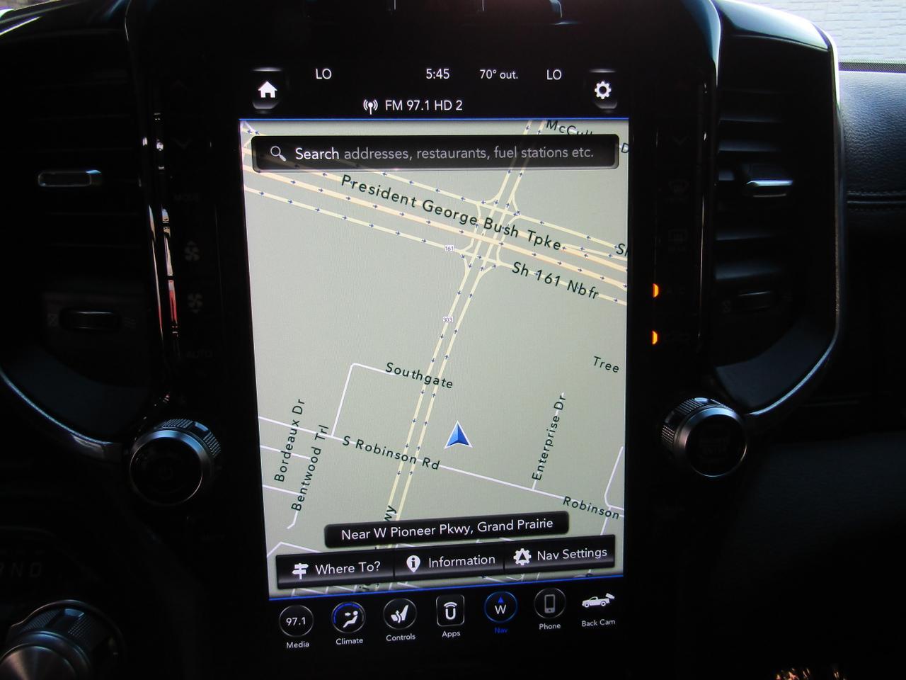 2020 RAM 1500 Laramie 4x2 Crew Cab 57 Box Grand Prairie TX