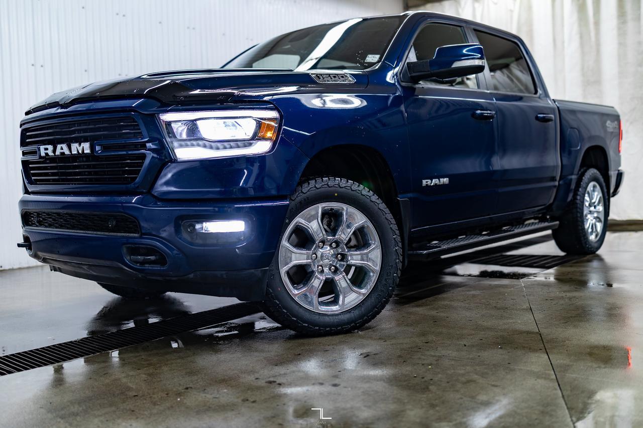 2020 Ram 1500 4x4 Crew Cab Big Horn Sport Nav BCam Red Deer AB