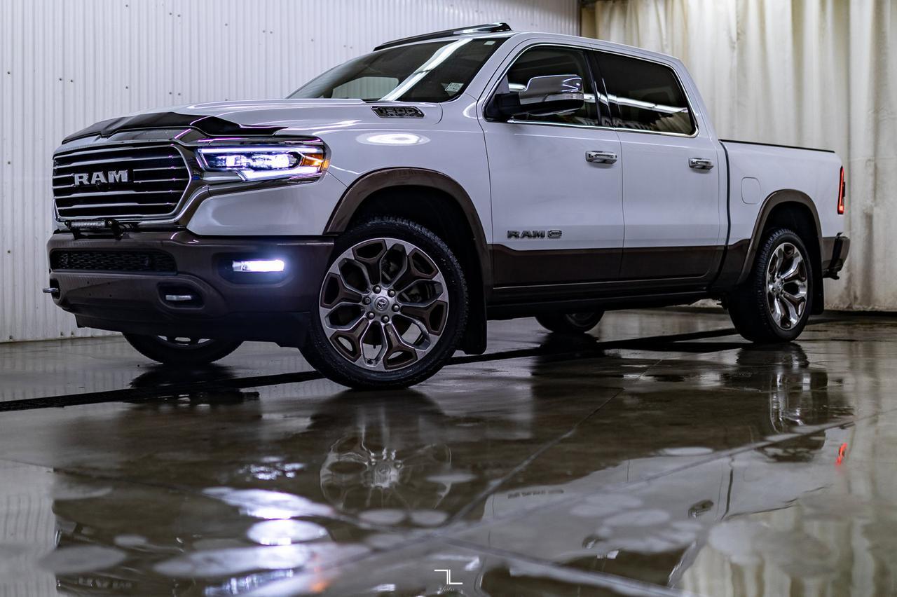 2020 Ram 1500 4x4 Crew Cab Longhorn Leather Roof Nav Red Deer AB