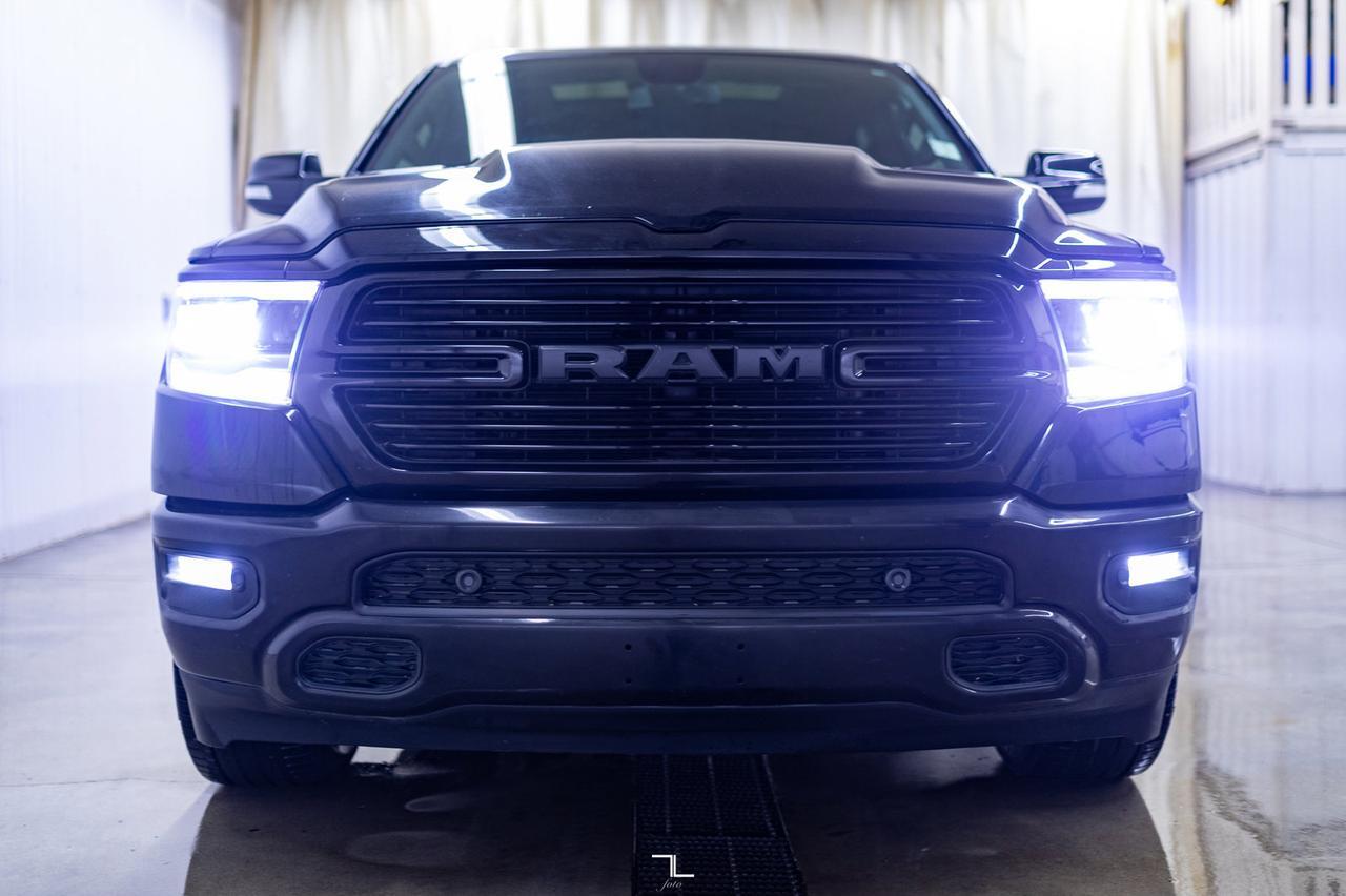 2020 Ram 1500 4x4 Crew Cab Sport Leather Roof Nav BCam Red Deer AB