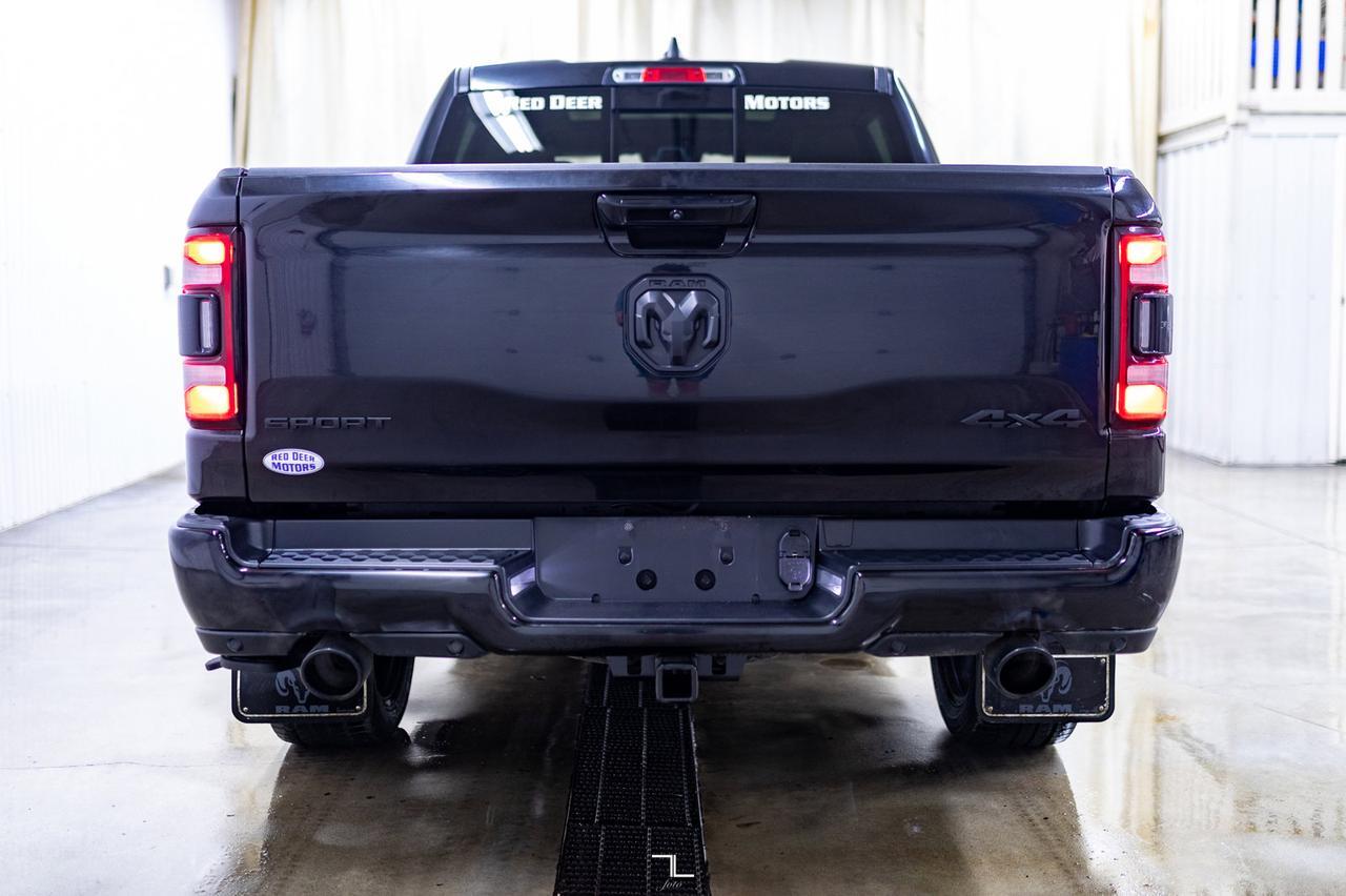 2020 Ram 1500 4x4 Crew Cab Sport Leather Roof Nav BCam Red Deer AB