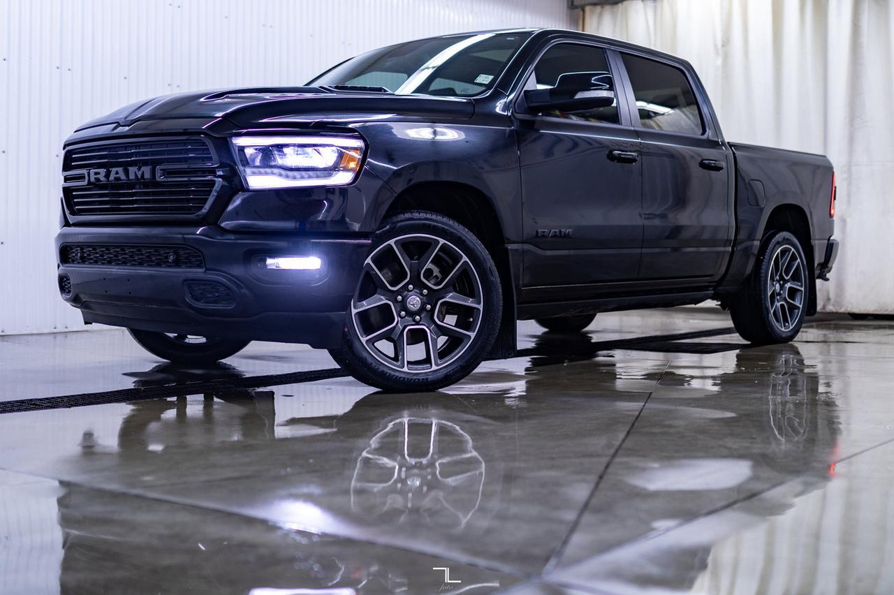 2020 Ram 1500 4x4 Crew Cab Sport Leather Roof Nav BCam Red Deer AB