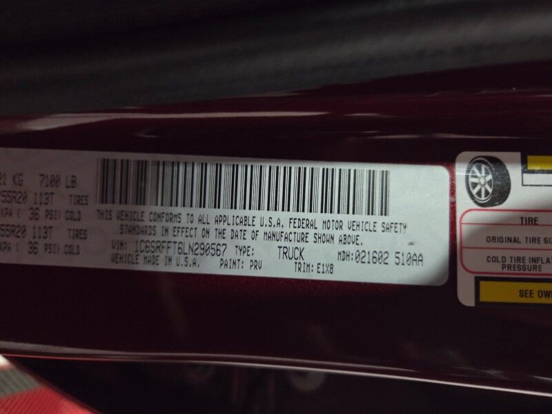 2020 Ram 1500 Big Horn 4WD 5.7L Hemi V8 Camera 20in Wheels NEW 35in Tires FREE WARRANTY Arlington TX