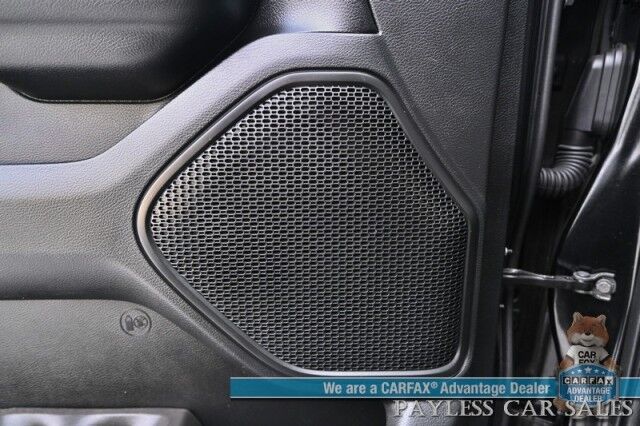 2020 Ram 1500 Big Horn / 4X4 / 5.7L V8 HEMI / Night Edition / Off Road & Level 2 Group / Crew Cab / Auto Start / Panoramic Sunroof / Power & Heated Cloth Seats / Heated Steering / Bed Liner / Tonneau Cover / Tow Pkg / 1-Owner Anchorage AK