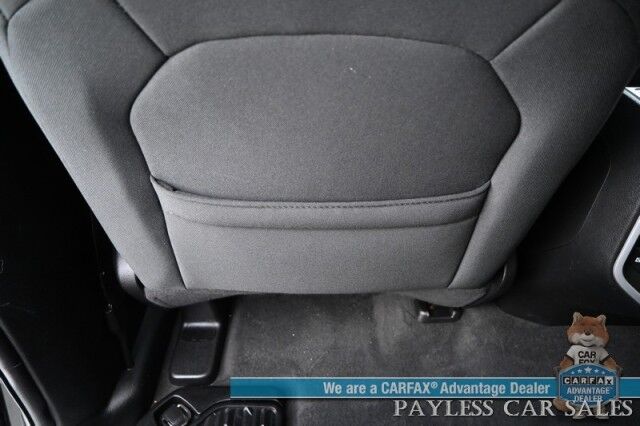 2020 Ram 1500 Big Horn / 4X4 / 5.7L V8 HEMI / Night Edition / Off Road & Level 2 Group / Crew Cab / Auto Start / Panoramic Sunroof / Power & Heated Cloth Seats / Heated Steering / Bed Liner / Tonneau Cover / Tow Pkg / 1-Owner Anchorage AK