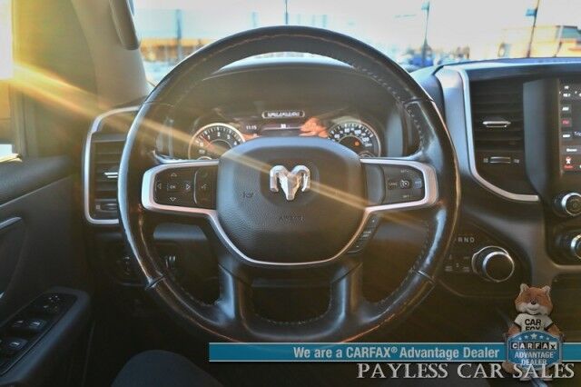 2020 Ram 1500 Big Horn / 4X4 / Quad Cab / 5.7L V8 HEMI / Auto Start / Power & Heated Cloth Seats / Heated Steering Wheel / Apple CarPlay & Adroid Auto / Back Up Camera / Cruise Control / Alloy Wheels / Tow Pkg Anchorage AK 2020 Ram 1500 Big Horn / 4X4 / Quad Cab / 5.7L V8 HEMI / Auto Start / Power & Heated Cloth Seats / Heated Steering Wheel / Apple CarPlay & Adroid Auto / Back Up Camera / Cruise Control / Alloy Wheels / Tow Pkg Anchorage AK