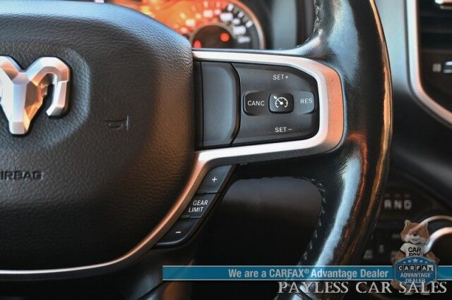 2020 Ram 1500 Big Horn / 4X4 / Quad Cab / 5.7L V8 HEMI / Auto Start / Power & Heated Cloth Seats / Heated Steering Wheel / Apple CarPlay & Adroid Auto / Back Up Camera / Cruise Control / Alloy Wheels / Tow Pkg Anchorage AK 2020 Ram 1500 Big Horn / 4X4 / Quad Cab / 5.7L V8 HEMI / Auto Start / Power & Heated Cloth Seats / Heated Steering Wheel / Apple CarPlay & Adroid Auto / Back Up Camera / Cruise Control / Alloy Wheels / Tow Pkg Anchorage AK