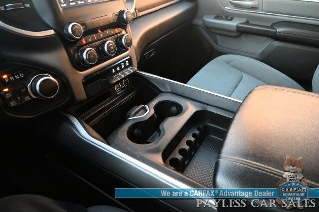 2020 Ram 1500 Big Horn / 4X4 / Quad Cab / 5.7L V8 HEMI / Auto Start / Power & Heated Cloth Seats / Heated Steering Wheel / Apple CarPlay & Adroid Auto / Back Up Camera / Cruise Control / Alloy Wheels / Tow Pkg Anchorage AK 2020 Ram 1500 Big Horn / 4X4 / Quad Cab / 5.7L V8 HEMI / Auto Start / Power & Heated Cloth Seats / Heated Steering Wheel / Apple CarPlay & Adroid Auto / Back Up Camera / Cruise Control / Alloy Wheels / Tow Pkg Anchorage AK