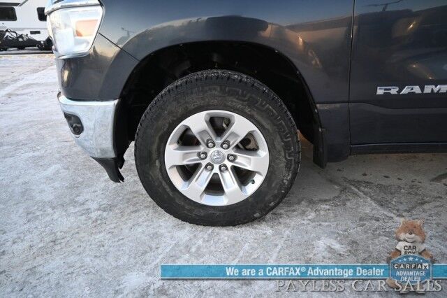 2020 Ram 1500 Big Horn / 4X4 / Quad Cab / 5.7L V8 HEMI / Auto Start / Power & Heated Cloth Seats / Heated Steering Wheel / Apple CarPlay & Adroid Auto / Back Up Camera / Cruise Control / Alloy Wheels / Tow Pkg Anchorage AK 2020 Ram 1500 Big Horn / 4X4 / Quad Cab / 5.7L V8 HEMI / Auto Start / Power & Heated Cloth Seats / Heated Steering Wheel / Apple CarPlay & Adroid Auto / Back Up Camera / Cruise Control / Alloy Wheels / Tow Pkg Anchorage AK