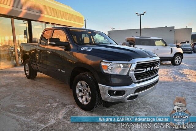 2020 Ram 1500 Big Horn / 4X4 / Quad Cab / 5.7L V8 HEMI / Auto Start / Power & Heated Cloth Seats / Heated Steering Wheel / Apple CarPlay & Adroid Auto / Back Up Camera / Cruise Control / Alloy Wheels / Tow Pkg Anchorage AK 2020 Ram 1500 Big Horn / 4X4 / Quad Cab / 5.7L V8 HEMI / Auto Start / Power & Heated Cloth Seats / Heated Steering Wheel / Apple CarPlay & Adroid Auto / Back Up Camera / Cruise Control / Alloy Wheels / Tow Pkg Anchorage AK
