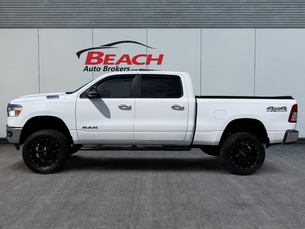 2020 Ram 1500 Big Horn, APPLE CARPLAY/ANDROID AUTO, POWER SLIDING REAR WINDOW, BACKUP CAMERA, BLUETOOTH, PUSH BUTTON START, BED LINER, TOW PACKAGE, TOW HOOKS, COME AND SEE THIS RAM 1500! Norfolk VA