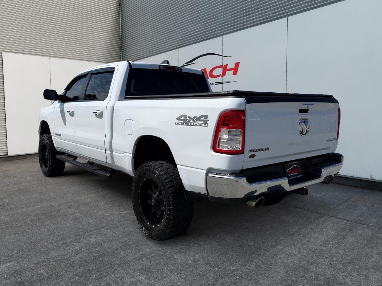 2020 Ram 1500 Big Horn, APPLE CARPLAY/ANDROID AUTO, POWER SLIDING REAR WINDOW, BACKUP CAMERA, BLUETOOTH, PUSH BUTTON START, BED LINER, TOW PACKAGE, TOW HOOKS, COME AND SEE THIS RAM 1500! Norfolk VA