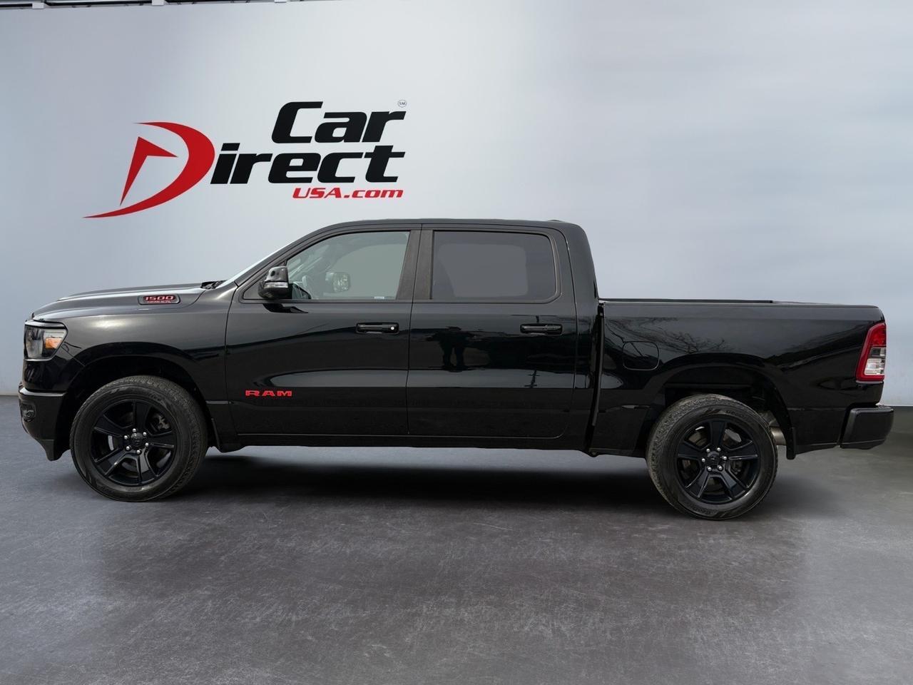 2020 Ram 1500 Big Horn, RUNNING BOARDS, TOW PACKAGE, REAR POWER SLIDING WINDOW, REMOTE START, APPLE CARPLAY/ANDROID AUTO, HEATED STEERING WHEEL & SEATS, POWER ADJUSTABLE PEDALS, BIG HORN, BIG RIDE, GO HOME BIG!