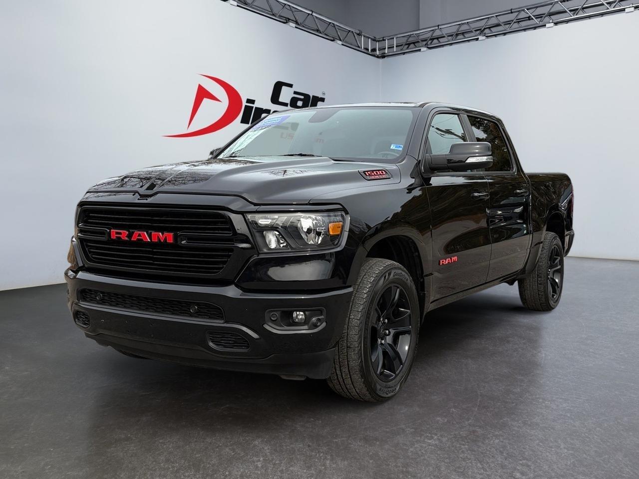 2020 Ram 1500 Big Horn, RUNNING BOARDS, TOW PACKAGE, REAR POWER SLIDING WINDOW, REMOTE START, APPLE CARPLAY/ANDROID AUTO, HEATED STEERING WHEEL & SEATS, POWER ADJUSTABLE PEDALS, BIG HORN, BIG RIDE, GO HOME BIG!
