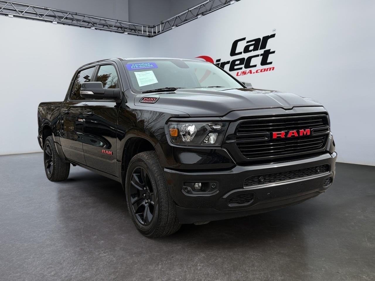 2020 Ram 1500 Big Horn, RUNNING BOARDS, TOW PACKAGE, REAR POWER SLIDING WINDOW, REMOTE START, APPLE CARPLAY/ANDROID AUTO, HEATED STEERING WHEEL & SEATS, POWER ADJUSTABLE PEDALS, BIG HORN, BIG RIDE, GO HOME BIG! Virginia Beach VA