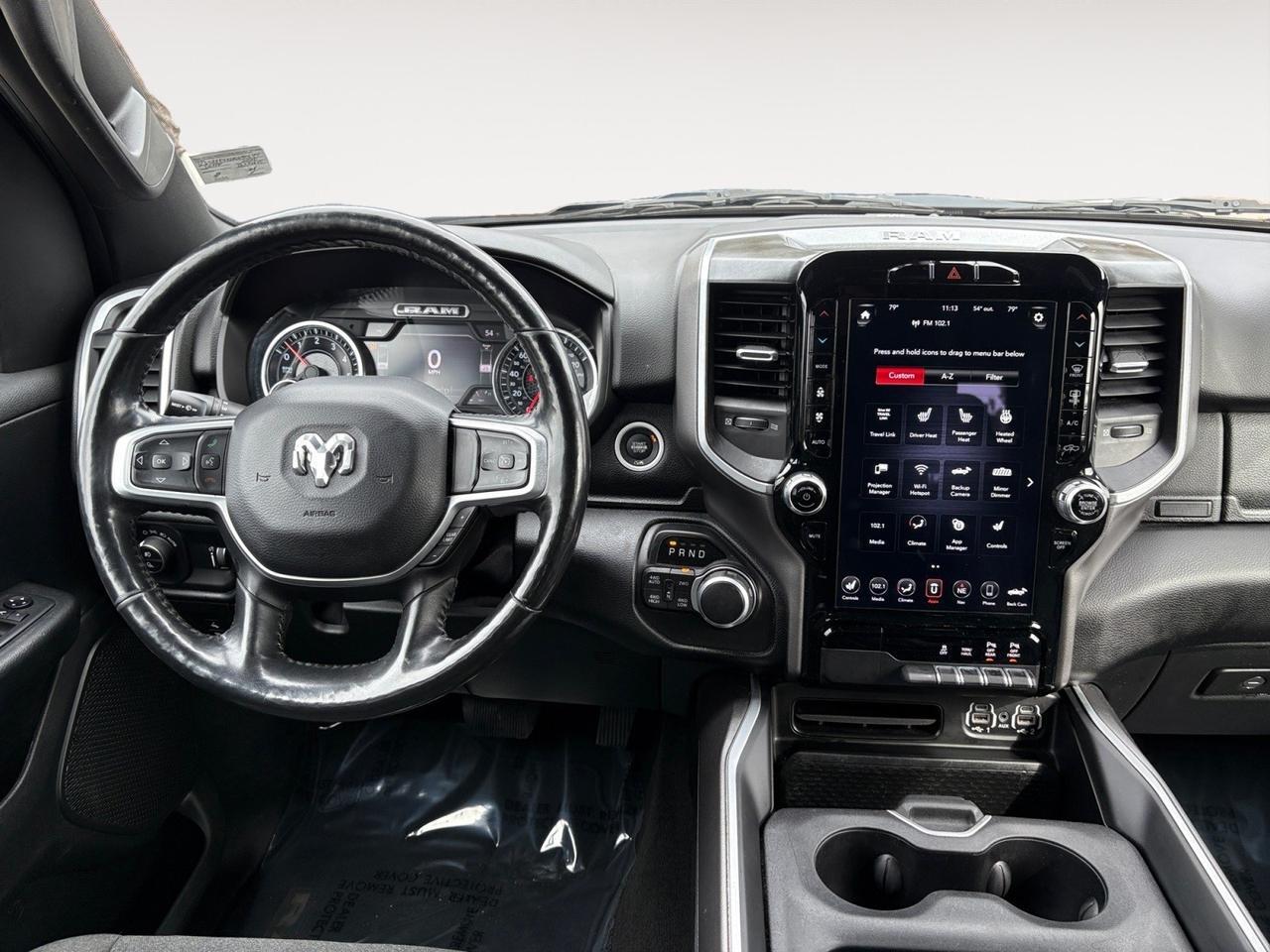 2020 Ram 1500 Big Horn, RUNNING BOARDS, TOW PACKAGE, REAR POWER SLIDING WINDOW, REMOTE START, APPLE CARPLAY/ANDROID AUTO, HEATED STEERING WHEEL & SEATS, POWER ADJUSTABLE PEDALS, BIG HORN, BIG RIDE, GO HOME BIG!