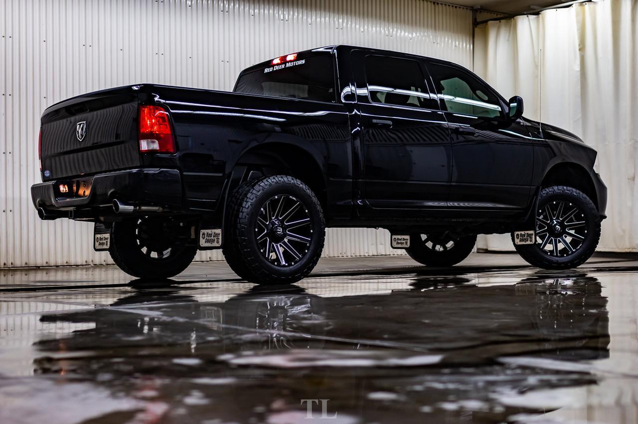 2020 Ram 1500 Classic 4x4 Crew Cab Black Express 2" Lift Wheels Red Deer AB