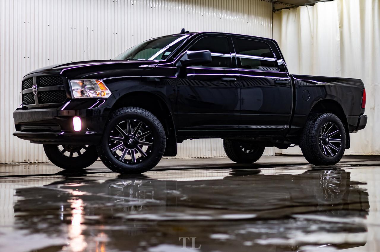 2020 Ram 1500 Classic 4x4 Crew Cab Black Express 2" Lift Wheels Red Deer AB