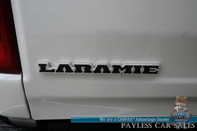 2020 Ram 1500 Laramie / 4X4 / Crew Cab / Sport Appearance & Level 2 Group / Auto Start / Heated & Cooled Leather Seats / Navigation / Adaptive Cruise / Lane Departure & Blind Spot Alert / Tonneau Cover / Bed Liner / Tow Pkg Anchorage AK