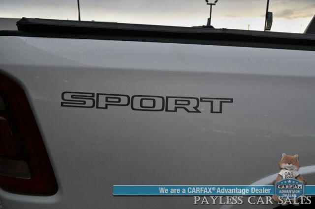 2020 Ram 1500 Laramie / 4X4 / Crew Cab / Sport Appearance & Level 2 Group / Auto Start / Heated & Cooled Leather Seats / Navigation / Adaptive Cruise / Lane Departure & Blind Spot Alert / Tonneau Cover / Bed Liner / Tow Pkg Anchorage AK