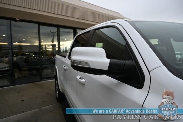 2020 Ram 1500 Laramie / 4X4 / Crew Cab / Sport Appearance & Level 2 Group / Auto Start / Heated & Cooled Leather Seats / Navigation / Adaptive Cruise / Lane Departure & Blind Spot Alert / Tonneau Cover / Bed Liner / Tow Pkg Anchorage AK