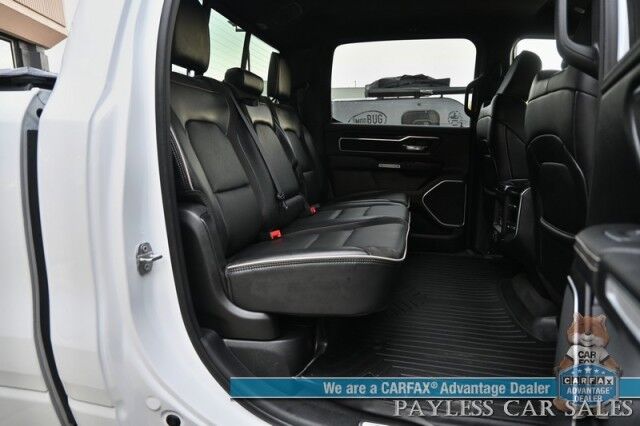 2020 Ram 1500 Laramie / 4X4 / Crew Cab / Sport Appearance & Level 2 Group / Auto Start / Heated & Cooled Leather Seats / Navigation / Adaptive Cruise / Lane Departure & Blind Spot Alert / Tonneau Cover / Bed Liner / Tow Pkg Anchorage AK